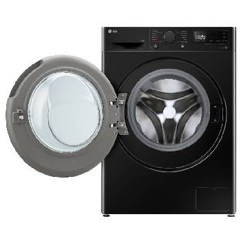 13kg AI Direct Drive Washing Machine Series 4, Black, F4Y513NCLN1, Door Open